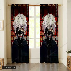 پرده طرح توکیو غول Tokyo Ghoul با طراحی هنری و جذاب برای دکوراسیون داخلی