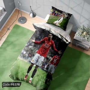 روتختی رونالدو کد 6376 – روتختی فوتبالی با طراحی رونالدو برای اتاق خواب شما