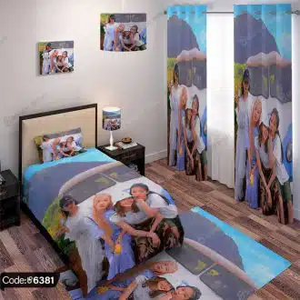 ست اتاق خواب طرح بلک پینک کد 6381 – دکوراسیون شیک و خاص برای طرفداران بلک پینک