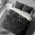 روتختی طرح هندسی سه بعدی کد 2226 با طراحی مدرن و جذاب، اتاق خواب شما را به فضایی شیک و متفاوت تبدیل می‌کند.