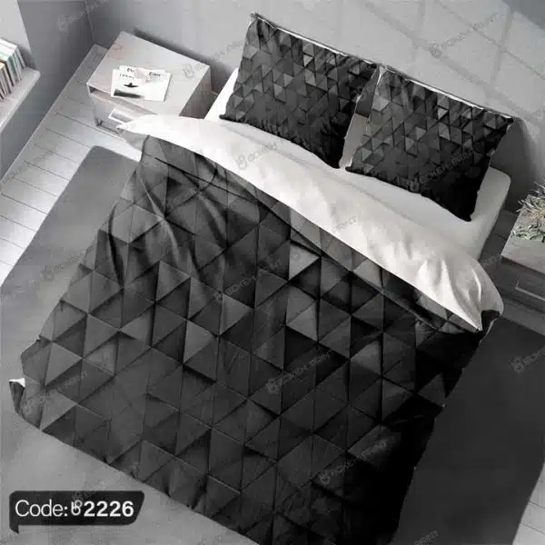 روتختی طرح هندسی سه بعدی کد 2226 با طراحی مدرن و جذاب، اتاق خواب شما را به فضایی شیک و متفاوت تبدیل می‌کند.
