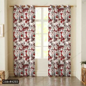 پرده پانچ اکسسوری دخترانه کد 4293 – پرده‌ای شیک و فانتزی برای اتاق خواب دخترانه