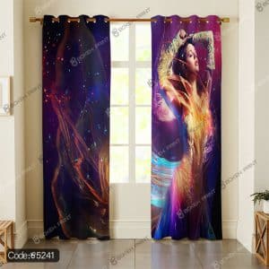 خرید و قیمت پرده پانچ دختر فانتزی کد 5241