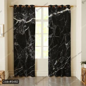 خرید و قیمت پرده طرح سنگ سه بعدی کد 5482