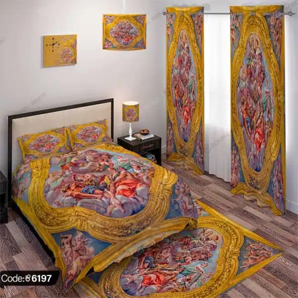 خرید وقیمت ست اتاق خواب اکسسوری طرح فرانسوی کد 6197