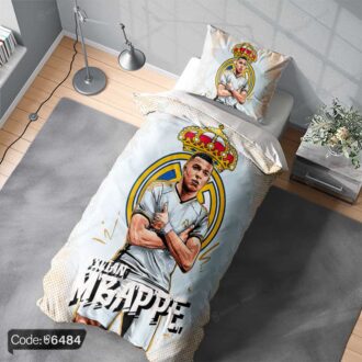 روتختی طرح امباپه و رئال مادرید کد 6484 با طراحی جذاب ورزشی برای طرفداران فوتبال.