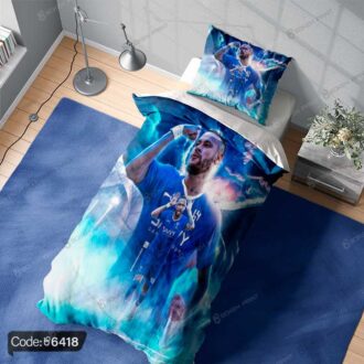 روتختی طرح نیمار کد 6418، روتختی با طراحی جذاب و ورزشی الهام‌گرفته از فوتبالیست معروف نیمار که فضای اتاق شما را پر از هیجان و انرژی می‌کند.