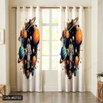 پرده طرح فضانورد کهکشان سیاره کد 6702 با طراحی فضایی جذاب از فضانورد و سیارات در کهکشان