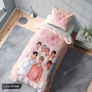 "روتختی طرح BTS بی‌تی‌اس کد 1001 – ویژه آرمی‌ها با طراحی اختصاصی از اعضای گروه BTS، آماده ارسال