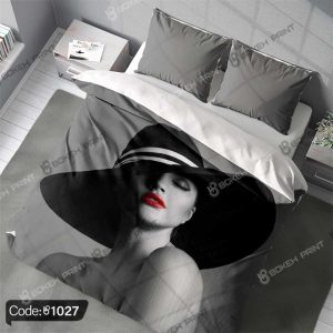 "روتختی طرح چهره زن کد 1027 – طراحی هنری و جذاب از چهره زن، آماده ارسال فوری"