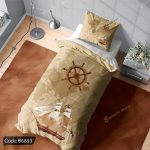 روتختی طرح سکان و کشتی کد 6853 با طراحی دریایی خاص