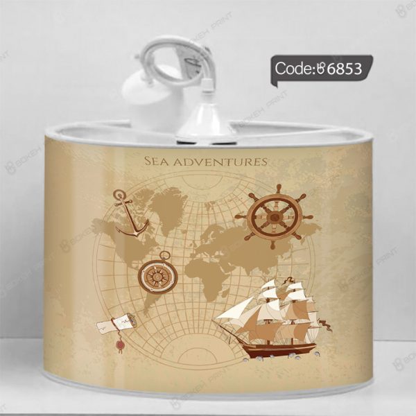 لوستر طرح سکان و کشتی کد 6853 با طراحی دریایی خاص